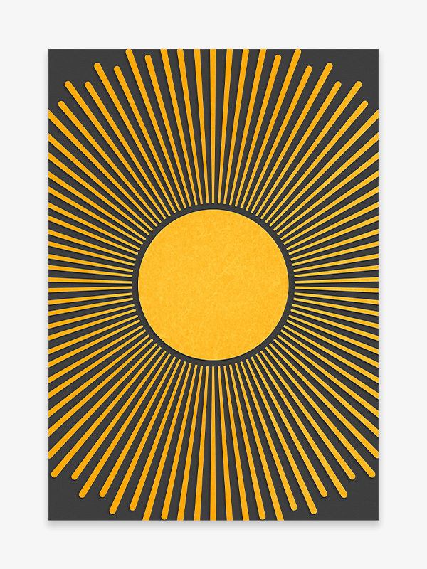 Sonne - GalleryPrint by Black Sign Artwork