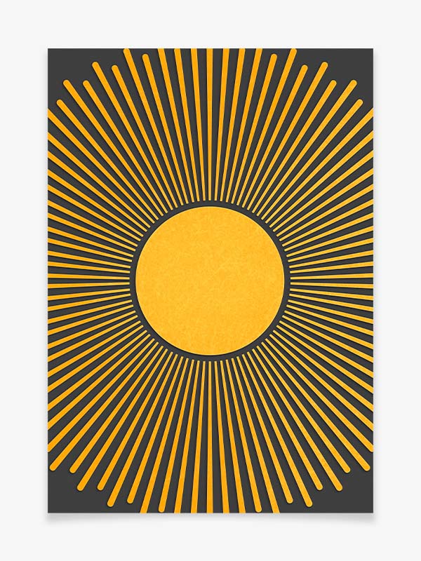 Sonne - Poster by Black Sign Artwork