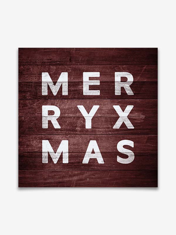MerryXmas - Red Edition - Poster by Black Sign Artwork