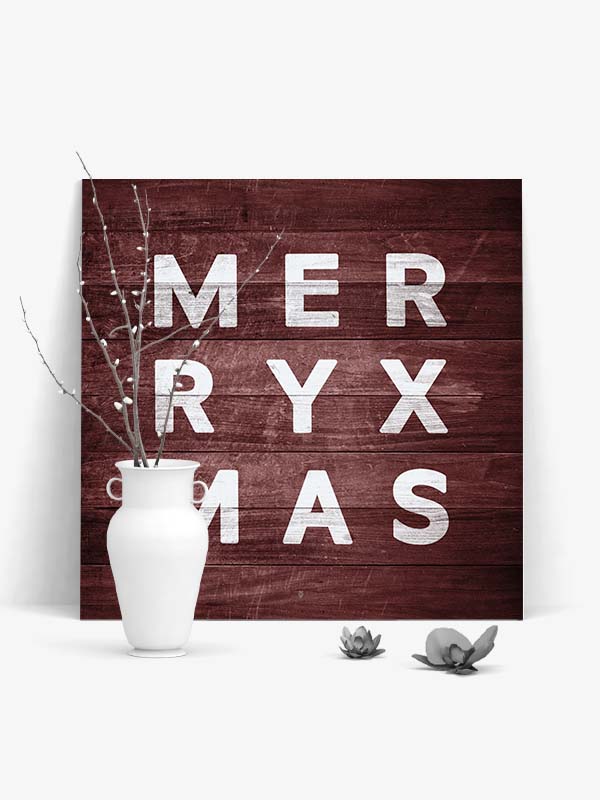 MerryXmas - Red Edition - Produktbild by Black Sign Artwork