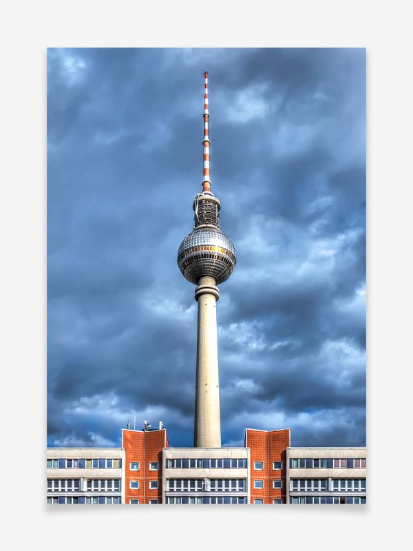 Berliner Fernsehturm - Poster by ARTSHOT - Photographic Art