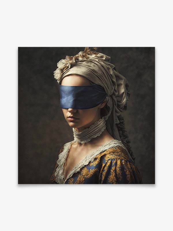 Das Mädchen mit den verhüllten Augen - Poster by Greyscale