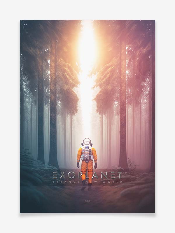 Exoplant Strange New Worlds - Poster by Artboxx
