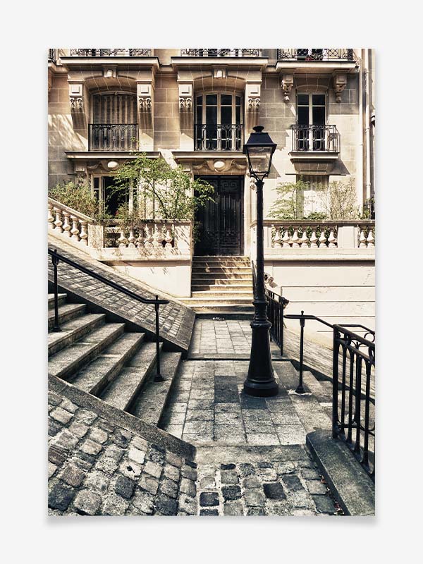 Paris - Treppen von Montmartre - Poster by ARTSHOT - Photographic Art