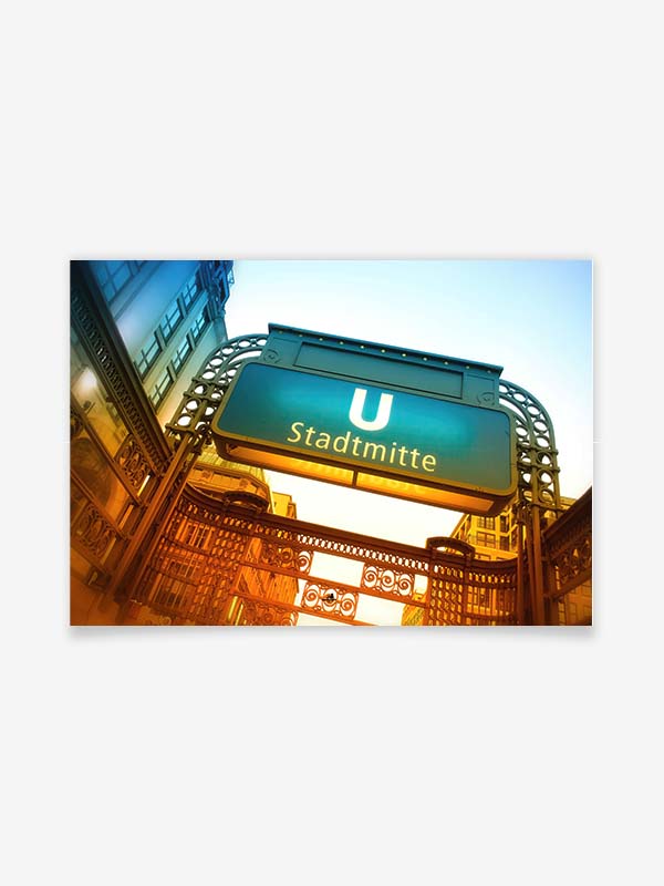 Stadtmitte - Poster by ARTSHOT - Photographic Art