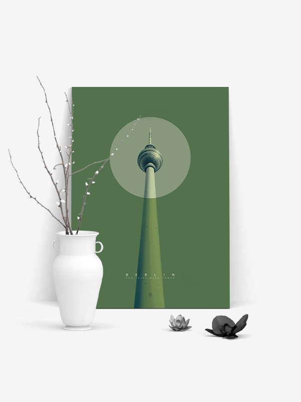 The Television Tower (Green Edition) - Produktbild 1 by Black Sign Artwork