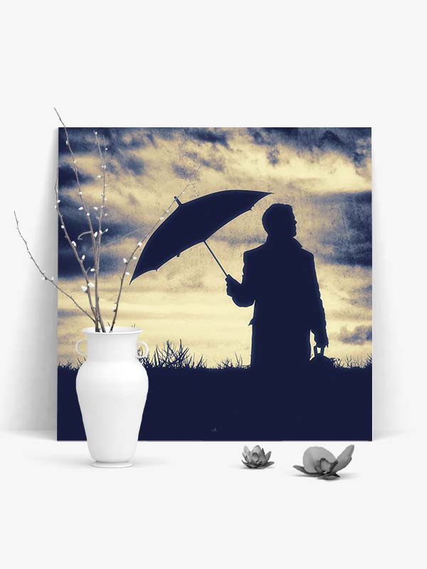 Umbrella Man - Produktbild by Black Sign Artwork
