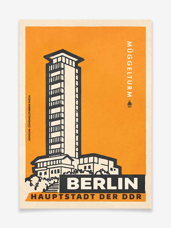 Berlin Müggelturm - Poster by GDR-DESIGN