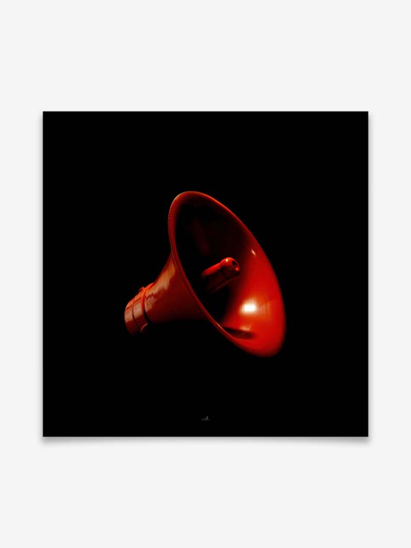 Red Speaker - Poster by ARTSHOT - Photographic Art