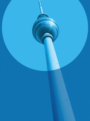 Berlin – The Television Tower (Blue Edition)