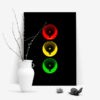 Traffic Lights- Megaphone - Produktbild 1 by Black Sign Artwork