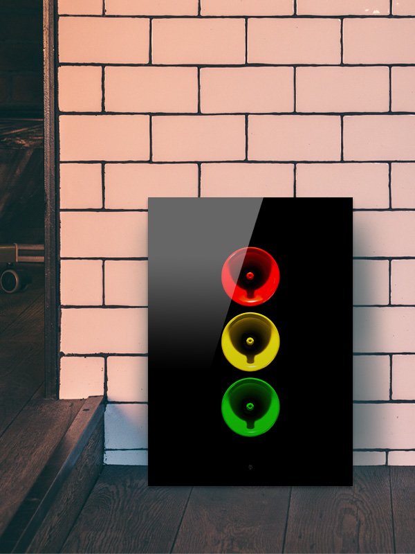 Traffic Light – Megaphone Ampel – Produktbild 2 by ARTSHOT - Photographic Art