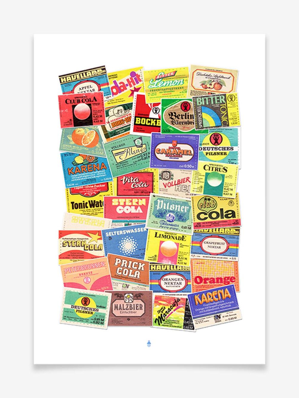 Getränke der DDR   Produktbild   Poster by GDR DESIGN by GDR DESIGN