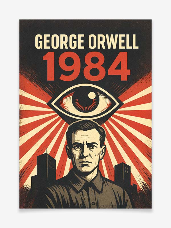 1984 Georg Orwell - Produktbild - Poster by Artboxx