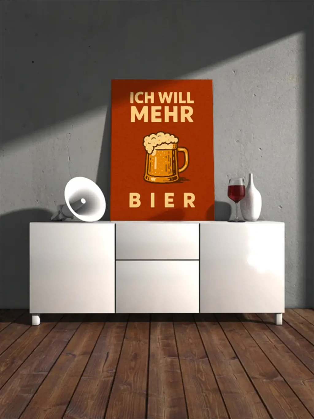 Ich will mehr Bier – Produktbild 6 by Black Sign Artwork