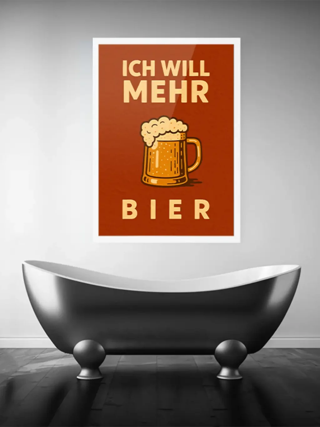 Ich will mehr Bier – Produktbild 7 by Black Sign Artwork