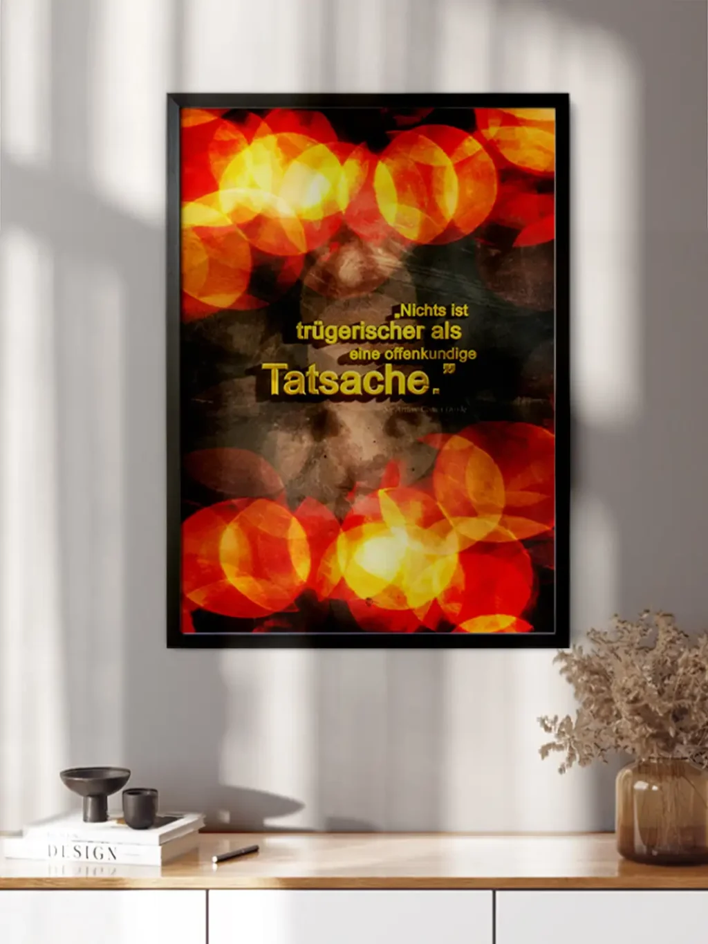 Nichts ist trügerischer als eine offenkundige Tatsache – Produktbild 4 by Black Sign Artwork