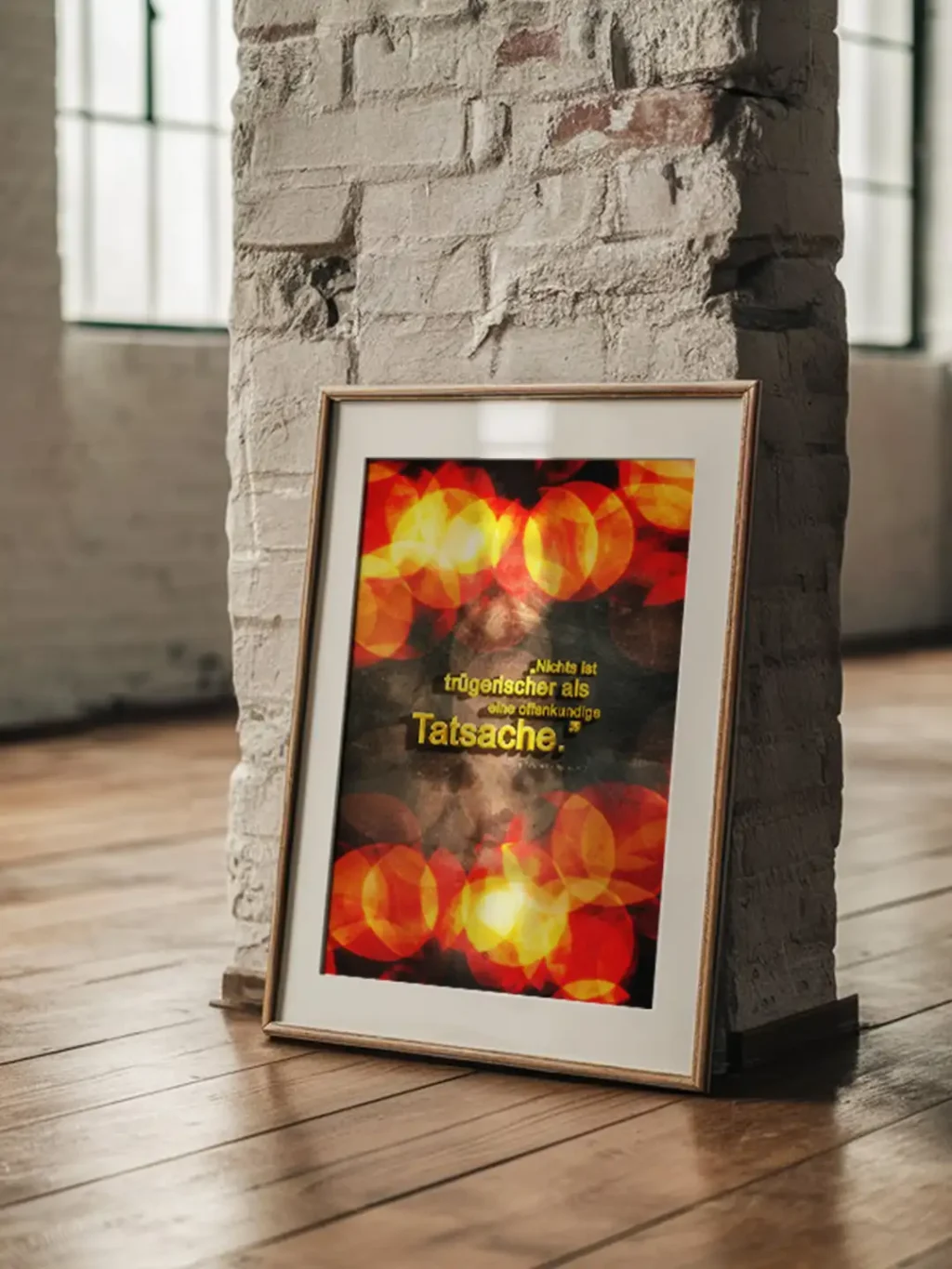 Nichts ist trügerischer als eine offenkundige Tatsache – Produktbild 5 by Black Sign Artwork