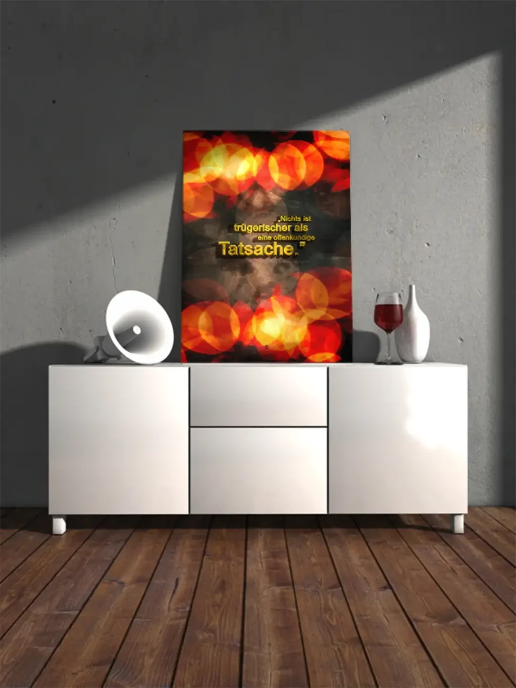 Nichts ist trügerischer als eine offenkundige Tatsache – Produktbild 6 by Black Sign Artwork