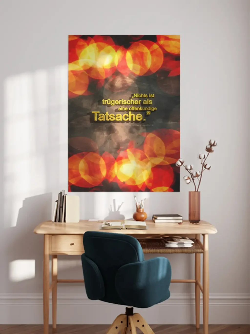 Nichts ist trügerischer als eine offenkundige Tatsache – Produktbild 8 by Black Sign Artwork