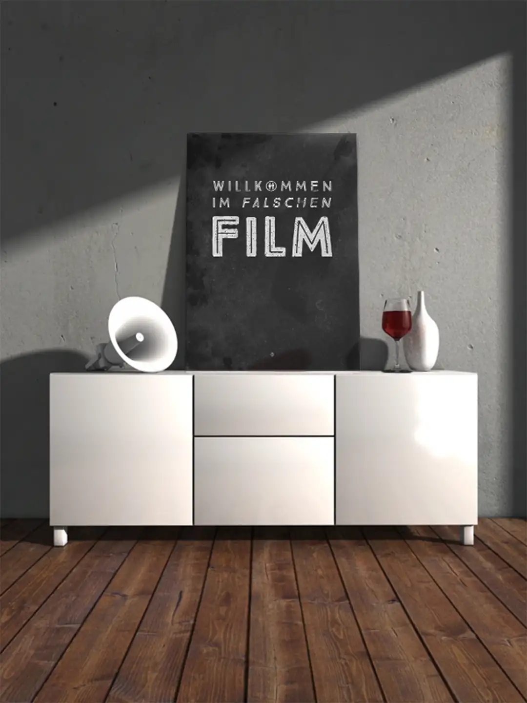 Willkommen im falschen Film – Produktbild 6 by Black Sign Artwork