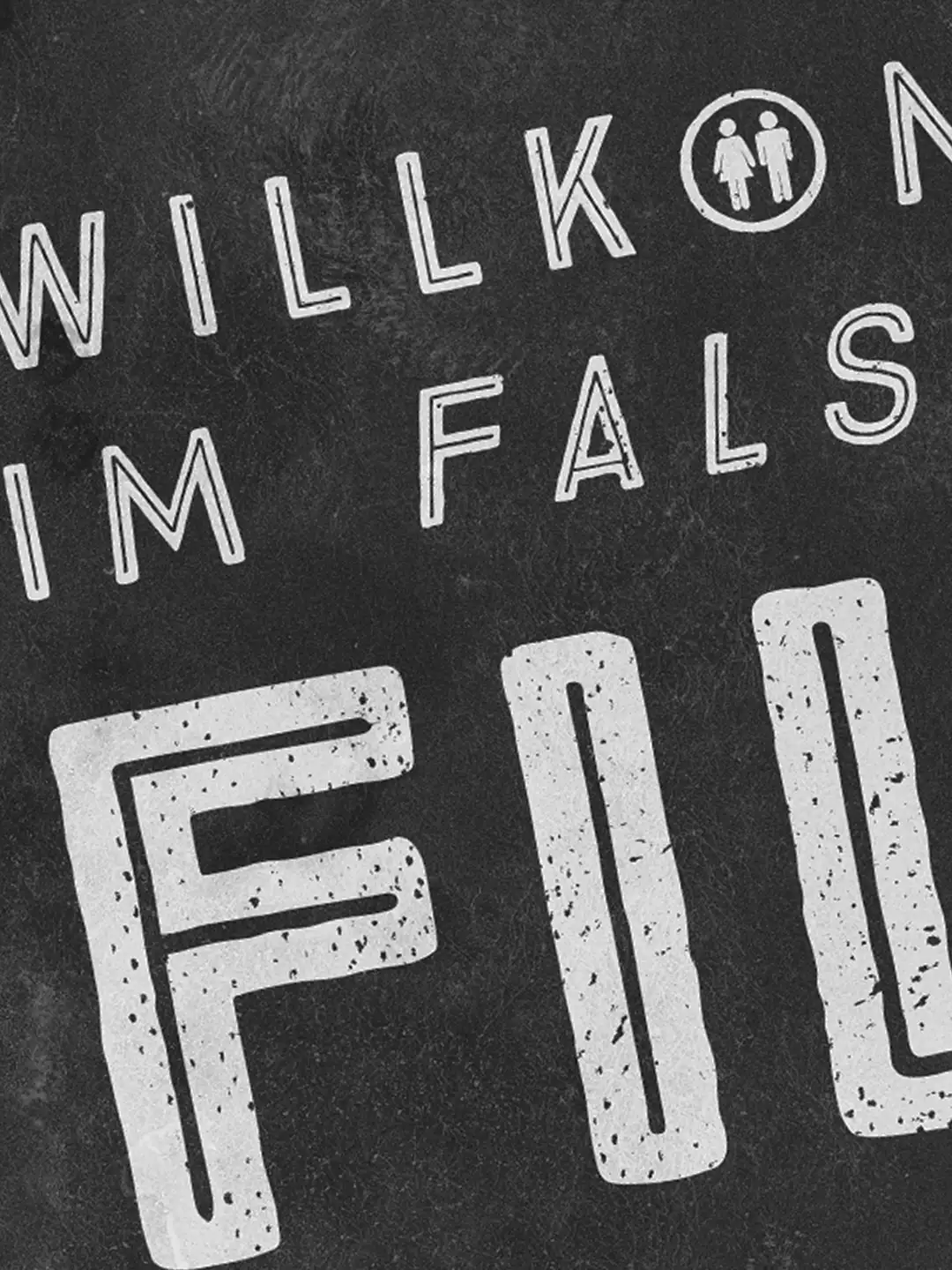 Willkommen im falschen Film – Produktbild Zoom by Black Sign Artwork