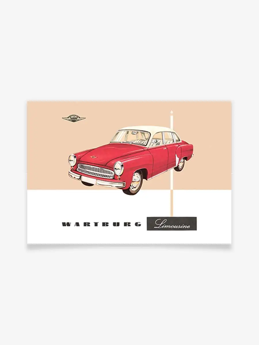 Wartburg – Limousine – Produktbild Poster by GDR-DESIGN